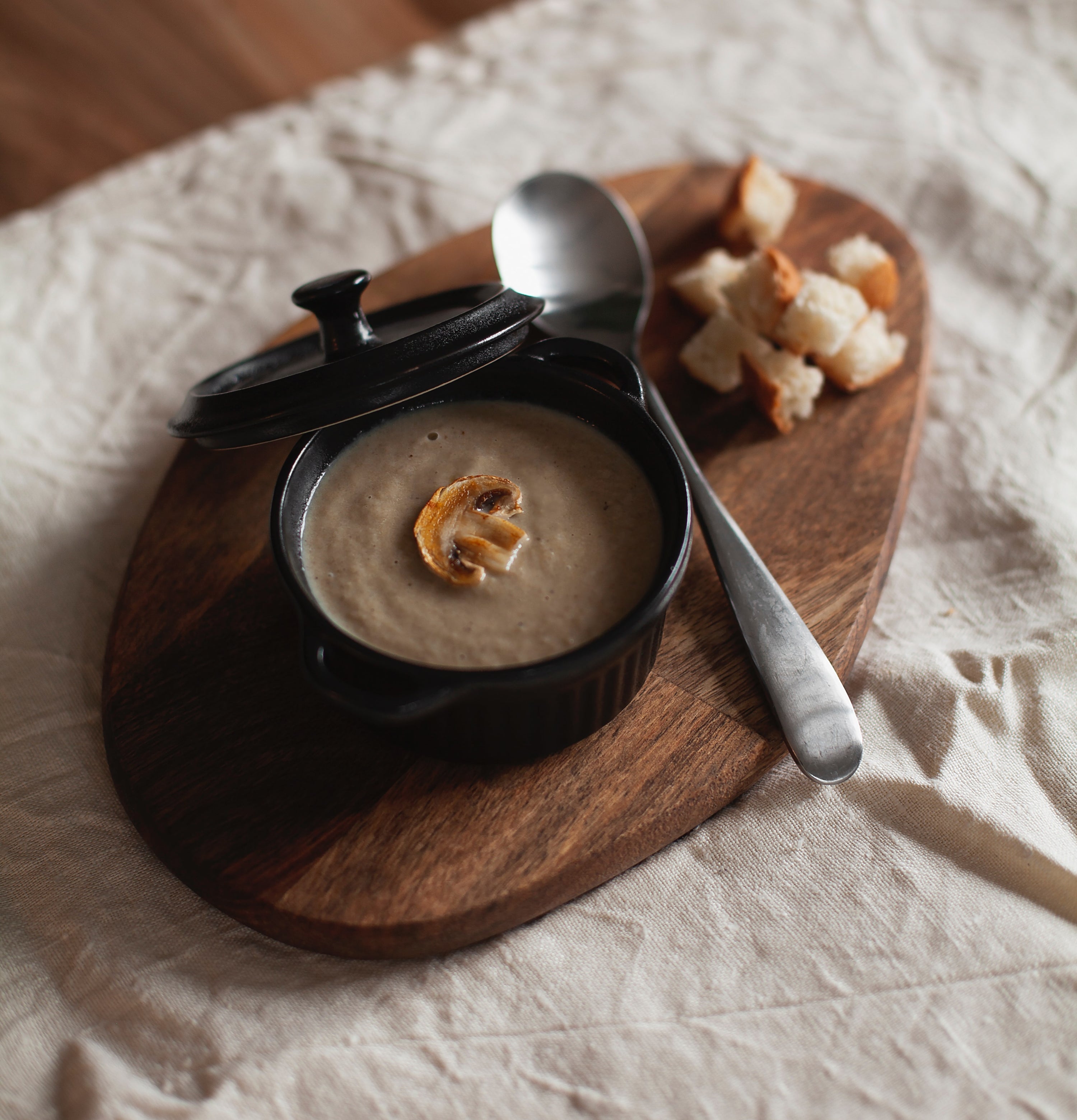 Creamy Mushroom Soup
 &ndash; Protelicious Limited