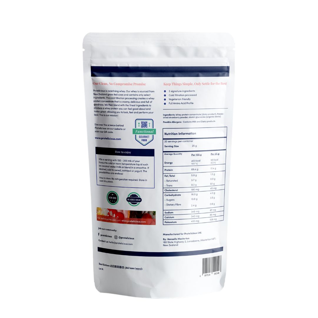 Gourmet Whey Protein – True Strawberry | 500g